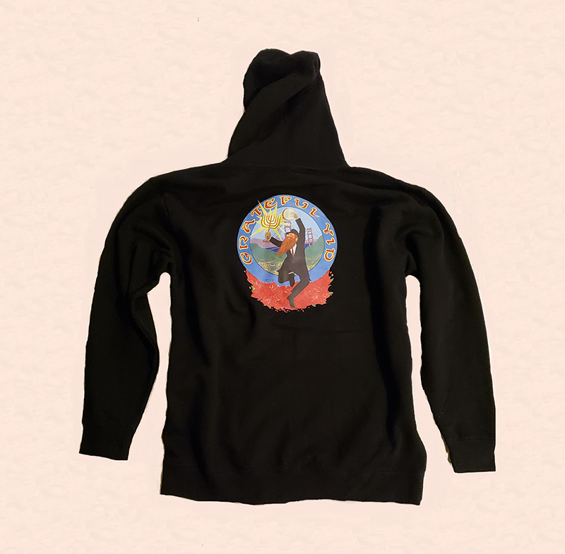 Grateful Yid Zip Hoodie Sweatshirt