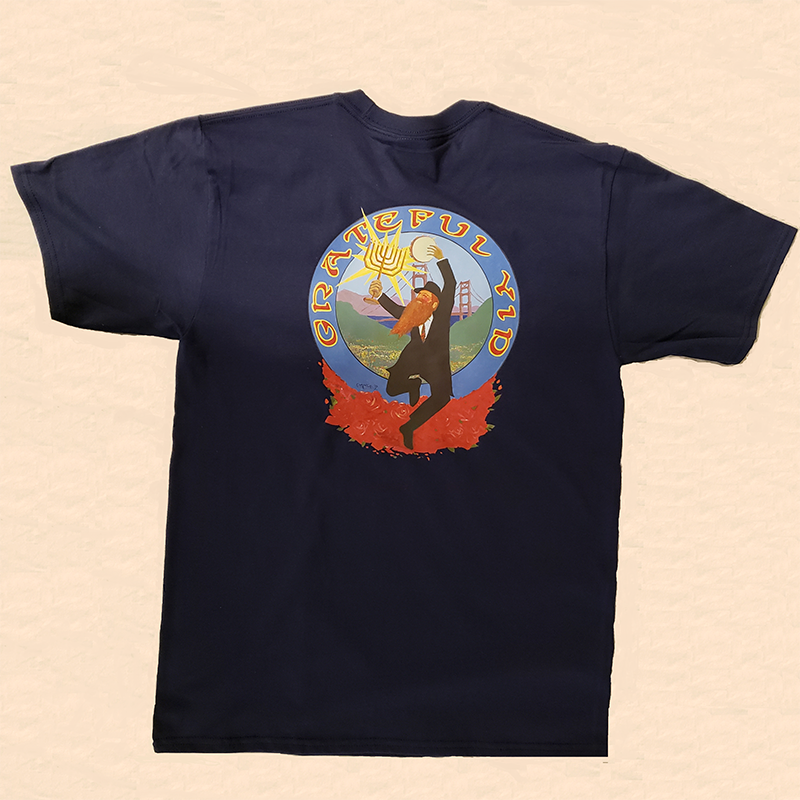 Grateful Yid T-shirts – Navy